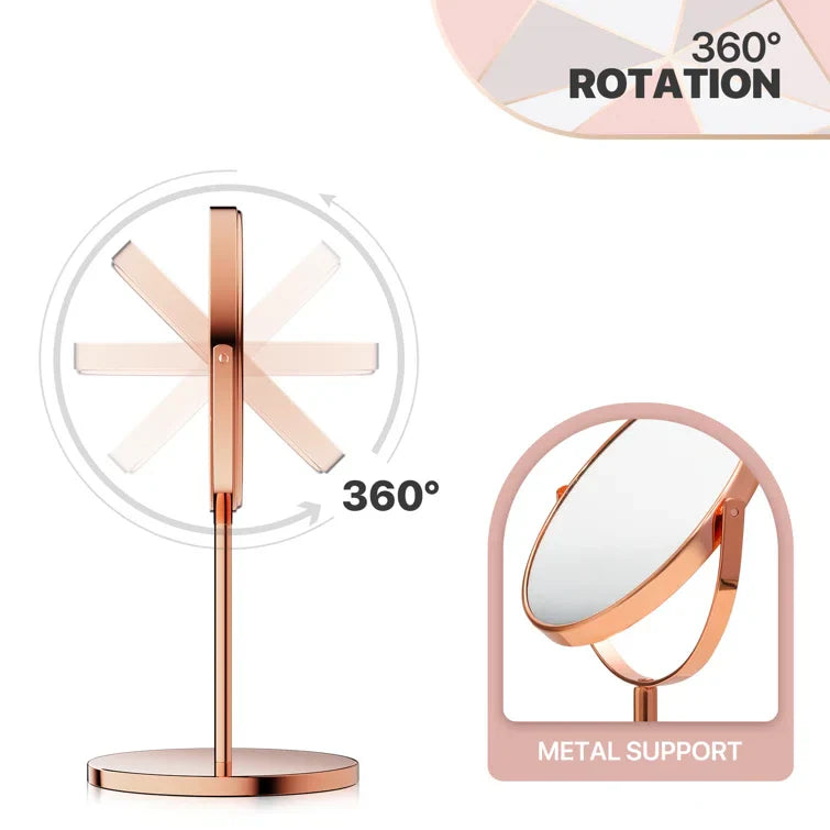 Portable Free Standing Table Makeup Mirror