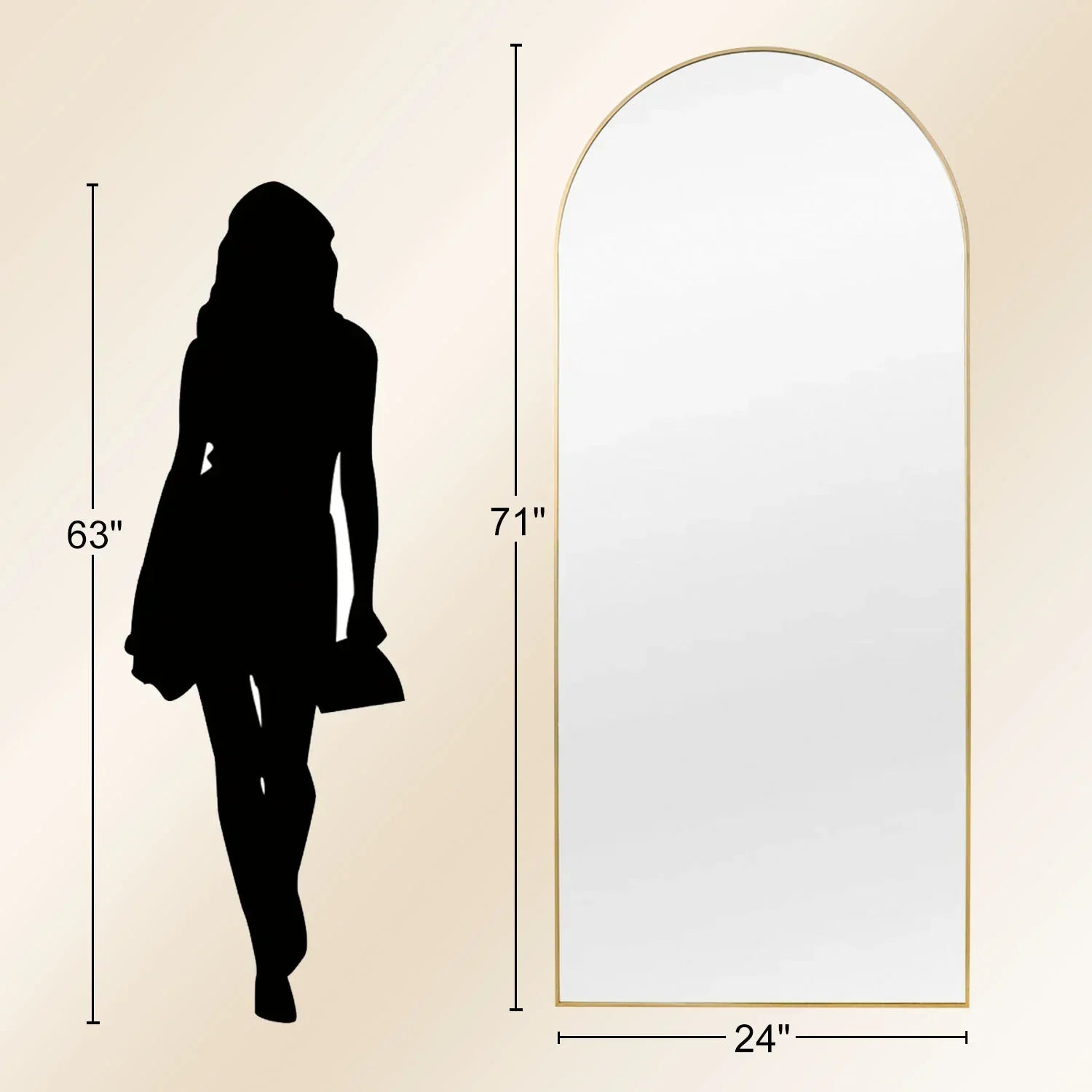 Spengler Metal Flat Mirror